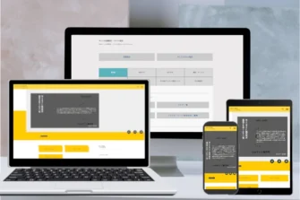 Webサイト制作所の買い切り型WordPressテーマ「PARTNER-BB」のデバイス別画像